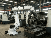 Bras de robot industriel 6 axes, capacité de 180 kg, portée de 3,2 m, robot robuste, CE ISO OEM personnalisé pour le chargement et le déchargement