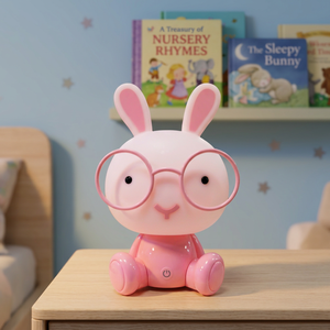 Veilleuse Rosa Bunny avec alimentation rouge 5V (F-Bright 2400616-RO) - Product Image 3