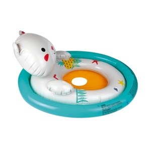PVC <b>Inflatable</b> Bear Oval <b>Float</b> with Diaper Animals with Backrest 71*56*36 CM for Children Swimming Pool Fun - Product Image 3