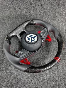 <span class=keywords><strong>Volante</strong></span> de Fibra de Carbono Forjado para Audi RS4 A4 B8.5 TT 8J A4 B6 4F S8 D4 S4 B8.B9 RS3 8V A6 C6 4F TT <span class=keywords><strong>MK1</strong></span> - Product Image 6