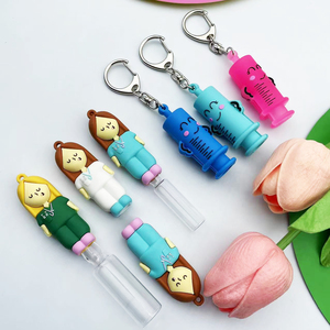 Porte-clés en caoutchouc humanoï<span class=keywords><strong>de</strong></span> pour infirmières, brise-ampoule avec ouvre-ampoule en verre, outil pratique pour briser les ampoules - Product Image 4