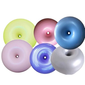 Bóng Tập Yoga Hình Bánh <span class=keywords><strong>Donut</strong></span> Tập Thể Dục 16P Bằng PVC Thiết Kế Theo Yêu Cầu Phổ Biến Có Logo Và Màu Sắc Để Tập Thể Dục - Product Image 1