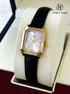 New stylish and compact quartz women's watch with rhinestone <b>square</b> strap and water-resistant feature for girls' wrists - Product Image 3