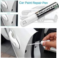 Peinture liquide acrylique noire imperméable pour réparation des rayures, avec pinceau, pour voitures, camions, motos, bateaux (noir)