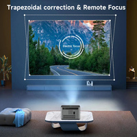 YDH-Z9 Smart 8K projecteur d'intérieur portable 1600Lumens système Android lampe à LED télécommande vocale mise au point automatique technologie Laser