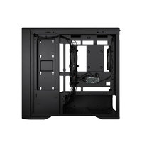 Boîtier d'ordinateur MicroATX Lian Li V150 INF avec deux ports USB ARGB sur le devant, châssis de jeu, panneau latéral en verre, noir