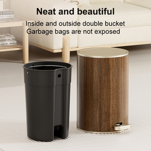 Thùng rác nhà bếp thiết kế hiện đại UFORU, thùng rác phòng khách sạn, thùng rác phòng ngủ, thùng rác nhựa có bàn đạp - Product Image 3