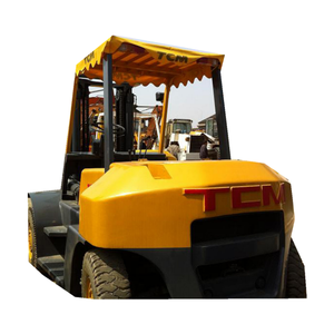 2023 Model TCM 80 Diesel Forklift 8 Ton 3 Meters <b>Used</b> Side Shifter Solid Tire 4WD Rough Terrain Two Stage Mast - Product Image 1