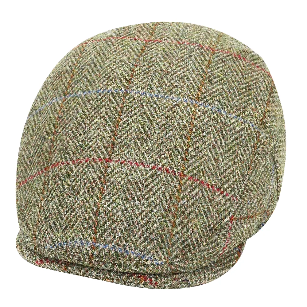 Fabriek Vintage Wolmix Klassieke Baret Hoed Mannen Herfst Winter Platte Pet Klimop Taxichauffeur Rijden Wollen Pet