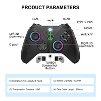 Control de Juego Inalámbrico Económico de Alta Calidad para PC y Consola, Macro Personalizado, RGB Turbo, 6 Ejes, Venta al Por Mayor B2B