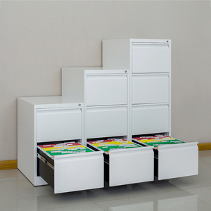 Số lượng lớn Nhà Máy Giá hiện đại dọc lưu trữ đồ nội thất văn phòng nhà khóa kim loại <span class=keywords><strong>2</strong></span> 3 4 ngăn kéo thép Tủ hồ sơ - Product Image 3