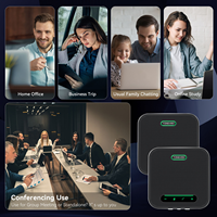Caméra PTZ TONGVEO 4K60 avec zoom optique 20x, protocole réseau et 4 micros intégrés, haut-parleur pour 25 participants pour la diffusion en direct