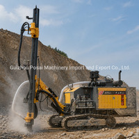 Foreuse DTH Kaishan KT5J avec compresseur à vis intégré 12m³/min 210 PSI, alimentée au diesel, mobile, profondeur de forage 20m