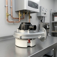 Chaudière de chauffage domestique personnalisable OEM électrique à haut rendement avec moteur EC sans balais à ventilateur pré-mélangé, 7800 tr/min, 50/60 Hz, IP55