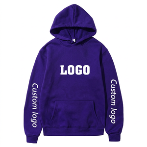 Sweat à capuche personnalisé pour homme avec logo, poche kangourou, broderie, imprimé à carreaux, tissu polaire respirant, multicolore, décontracté, hiver - Product Image 2
