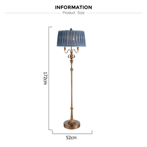 Lampes LED avec abat-jour plissée, en laiton Antique de Style européen, Art d'intérieur, luminaires modernes - Product Image 5