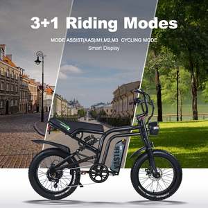 จักรยานไฟฟ้า AVDL BIKE A50 20 รุ่น All-Terrain มอเตอร์ 250W ความเร็ว 25 กม./ชม. แบตเตอรี่ 48V 14.25Ah ระยะทาง 60-120 กม. สีดำ สำหรับทุกสภาพพื้นผิว 250W - Product Image 6