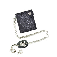 Grosir Fashion Hip Hop Bifold Pria Sepeda Motor Biker Dompet untuk Pria