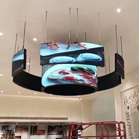 Pantalla LED Flexible Curva Digital QIANFAN P1.2 P1.5 P1.8 P2 P2.5 P3 P4, Columna, Cilindro, Anillo Redondo, Video Wall