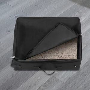 Caixa de Areia Retangular para Gatos, Portátil, Impermeável, Dobrável, em Poliéster, com Bolsa de Armazenamento - Product Image 2