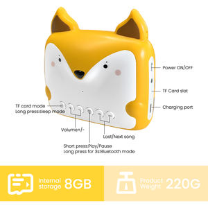 Raccontatore di Storie Portatile Bluetooth per la Nanna con 8GB di Memoria, Design Senza Schermo, Macchina Parlante Educativa per Bambini - Product Image 6