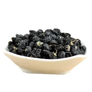 Выращивание в Китае, оптовая продажа, натуральная сухая черная ягода Годжи для чая