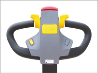 Chariot transpalette électrique jaune Glad, le plus petit rayon de braquage, pneus en polyuréthane, batterie au plomb scellée, 1,5T 1,8T 2,0T Mini