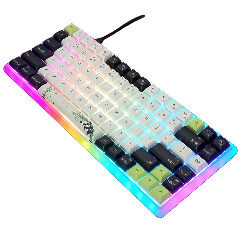 Skyloong new model AK84 GK84 SK84 creative with more combination style 84 keys diy laptop wired mechanical keyboard