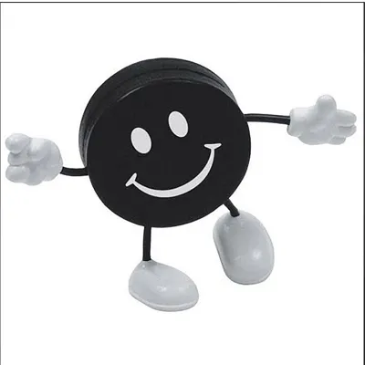 Promotional Hockey Puck Figure PU Stress Reliever/Stress Ball /Stress toy