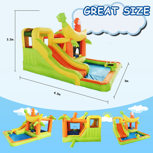 Kids <b>Inflatable</b> Moonwalk Water Jumper Bouncer Castle Jumping <b>House</b> Party NB-93010 <b>House</b> Kids <b>Inflatable</b> Moonwalk Water Ju - Product Image 5