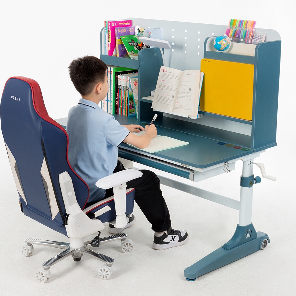 New Model and design adjustable ergonomic 3-18 years old reading table kids study desk table and chair kids desk for children