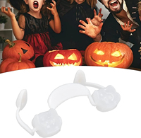 Wonsunss Vampire crocs rétractable Halloween dents effrayant effrayant faux Vampire crocs dents pour enfants adultes fausses dents pour la fête