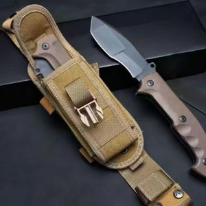 Couteau de poche pliant FOX-500 Indian Tracker personnalisable, qualité OEM, pour le camping, lame en acier à haute teneur en carbone ultra-affûtée, aluminium - Product Image 5