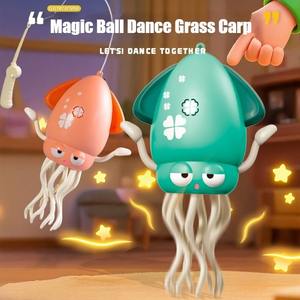 Jouets pieuvre électriques à induction, dansants, avec évitement d'obstacles lumineux, simulation interactive de calmar rampant avec musique et lumières - Product Image 2