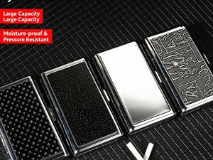 Estuche de Cigarrillos Metálico Cuadrado Clásico Portátil Erliao, con Logotipo Personalizado, Diseño Delgado, Capacidad para 20 Cigarrillos, Gran Venta - Product Image 5