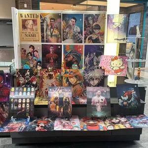 Póster Lenticular 3D de Anime Japonés al por Mayor, Póster 3D con Movimiento de Estrellas Famosas, Póster 3D con Efecto Flip de Estrellas de Cine y Deportistas - Product Image 6
