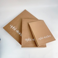 Boîtes rigides d'emballage cadeau en papier kraft enduit, matériaux recyclés de luxe, avec logo personnalisé, pelliculage mat et gaufrage, pour la vente en gros