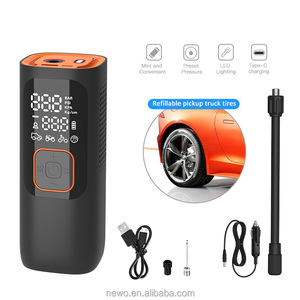 Pompe à air électrique pour voiture Newo 2023, portable, rechargeable, compresseur d'air numérique pour pneus, sortie USB 12V 5V/2A, <span class=keywords><strong>BMW</strong></span> - Europe, <span class=keywords><strong>bmw</strong></span> - Product Image 3