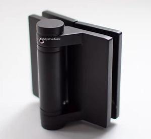 Матовая черная Заборная дверь для бассейна из нержавеющей стали со стеклянной пружиной, самозакрывающийся шарнир - Product Image 2