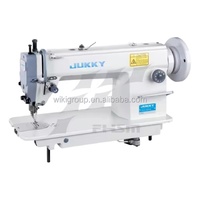 JUKKY 0302 Machine à coudre à point noué à grande vitesse Machine de style à lit plat Machine à coudre industrielle pour cuir matériel lourd