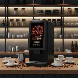 <span class=keywords><strong>Machine</strong></span> à <span class=keywords><strong>café</strong></span> commerciale économique, 16 boissons, auto-nettoyante, écran tactile - Product Image 1