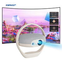 Proyektor Video Portabel Topleo Android 14 Smart Mini Proyektor HIFI LCD Home Video Beamer Short Throw Proyektor Android