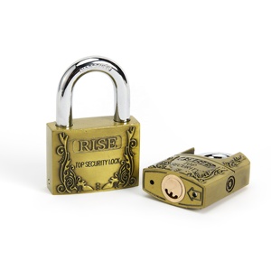 Bền & Chống Trộm Brass Màu Sắt Búa Ổ Khóa Phong Cách Độc Đáo <span class=keywords><strong>Key</strong></span> Mở Khóa Cách Không Thấm Nước Cửa Khóa An Ninh - Product Image 2