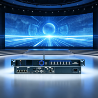 Processeur vidéo Huidu HD-VP410H trois-en-un pour écran LED 4K à pas fin, affichage vidéo mural publicitaire, garantie 1 an
