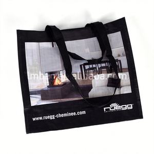 Bolsa DE LA COMPRA reutilizable respetuosa con el medio ambiente personalizada bolsa promocional de ropa no tejida laminada tejida PP - Product Image 3