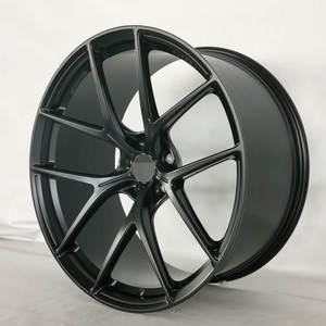 Rines Forjados 6061t6 para Automóvil en Negro Mate Semibrillante de 22 Pulgadas 5x108 para Audi <span class=keywords><strong>Bmw</strong></span> <span class=keywords><strong>E30</strong></span> E34 E38 E63 E90 E93 F07 F10 F30 F34 M3 X5 X6 - Product Image 3