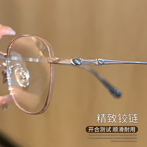 Gafas de titanio puro redondas para mujer Mirror One Factory 586110 con protección contra la luz azul, fabricadas en Danyang - Product Image 3