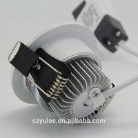 Plafonnier LED encastré rond 5W 9W 12W 15W 18W, alimentation directe usine, 110V 220V, panneau lumineux OEM