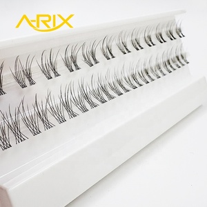 A-RIX bricolage cluster cils en gros bande de coton noir à la main application coréenne PBT/Fiber Segment doux cluster cils naturels - Product Image 4