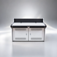 Console de Commande Double Place 1200*900*750mm – Centre de Contrôle de Luxe pour Salle de Surveillance – Console d'Opération Courbe Personnalisée pour Centre de Données